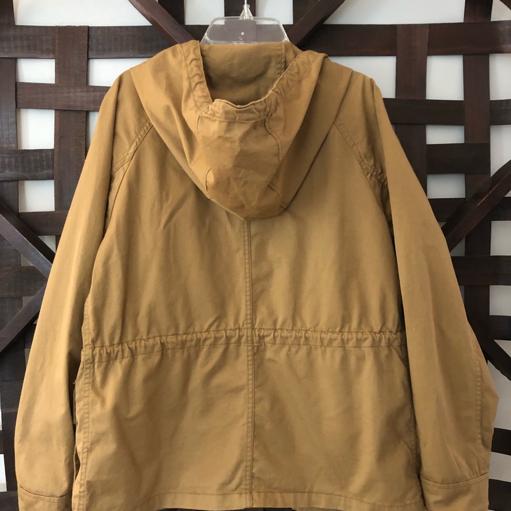 Gap Tan Field Jacket with Hood Size Small - Picture 5 of 6
